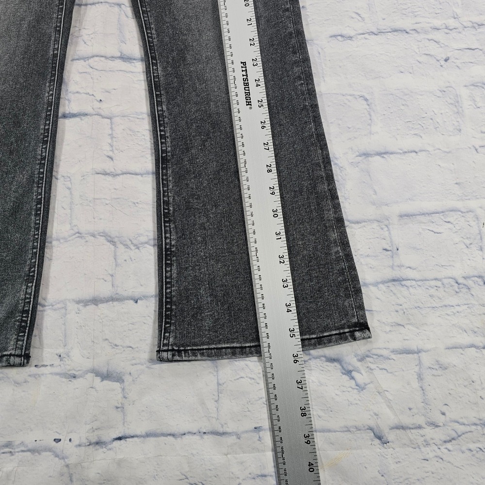 Quince Bella Kick Flare Jeans WOMENS 28 Greyed Out High Rise Stretch Denim Chic - Picture 2 of 12